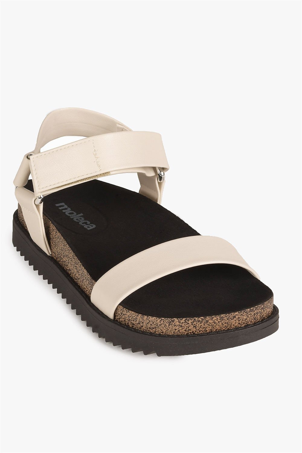 Papete Feminina Moleca Anna Off White 4