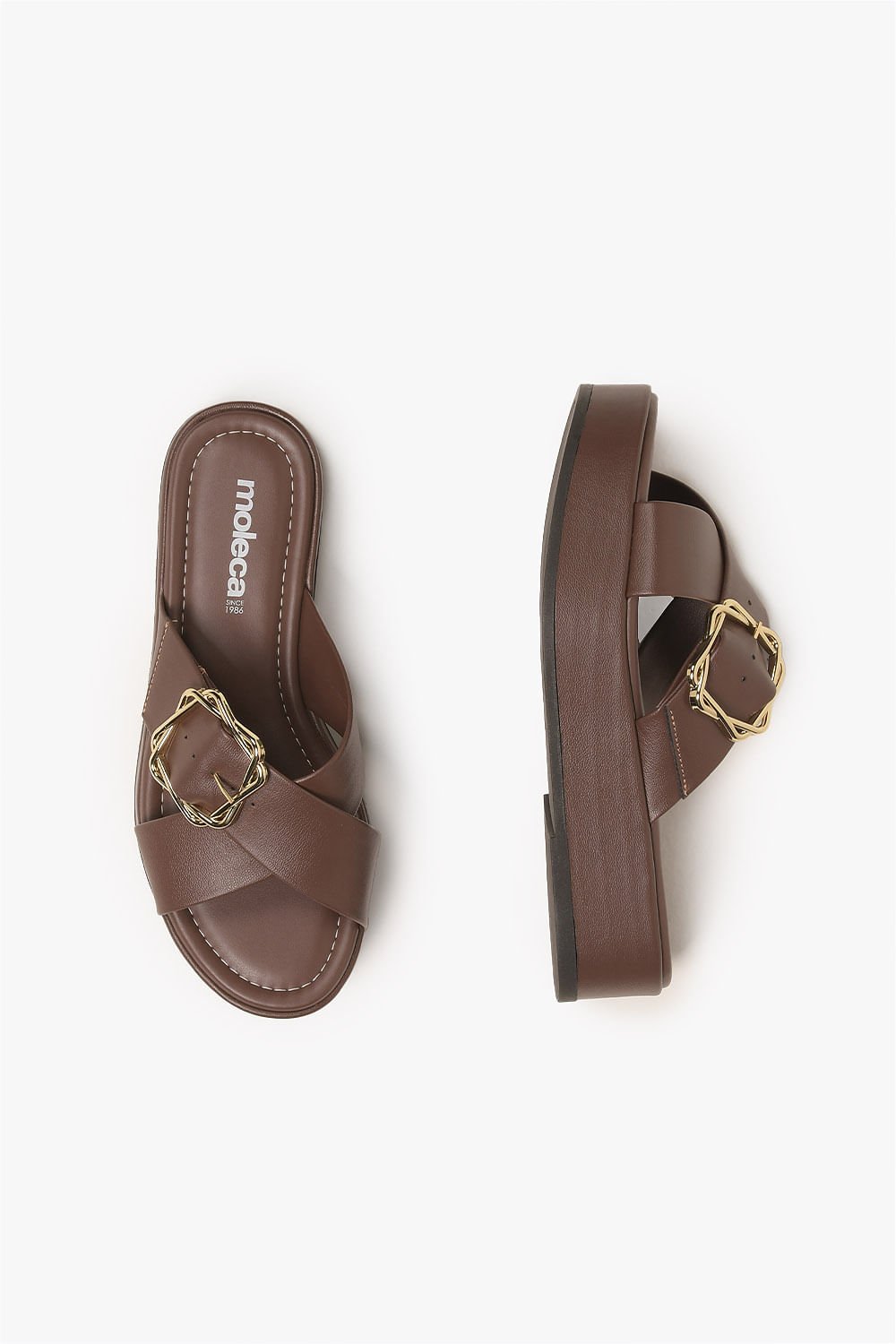 Tamanco Feminino Moleca Patricia Marrom 3