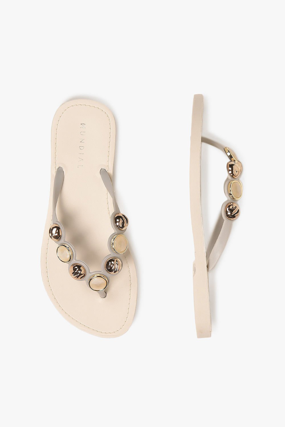 Chinelo Feminino Mundial Rafaelly Off White 3