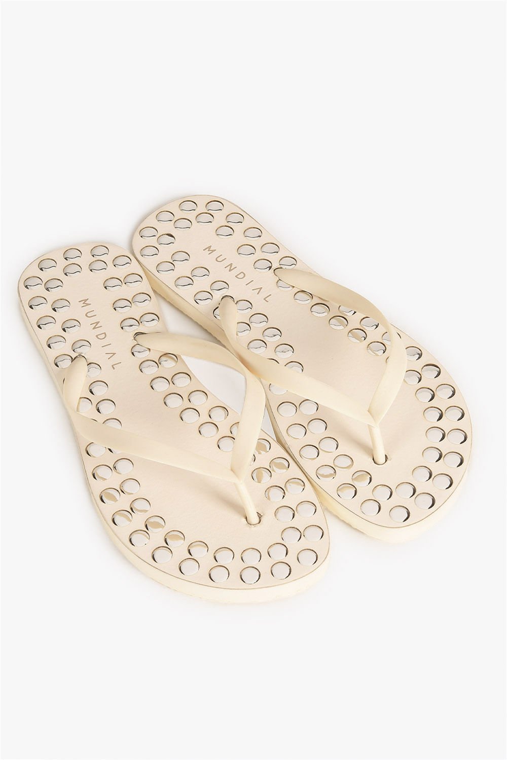 Chinelo Feminino Mundial Andara Off White 2