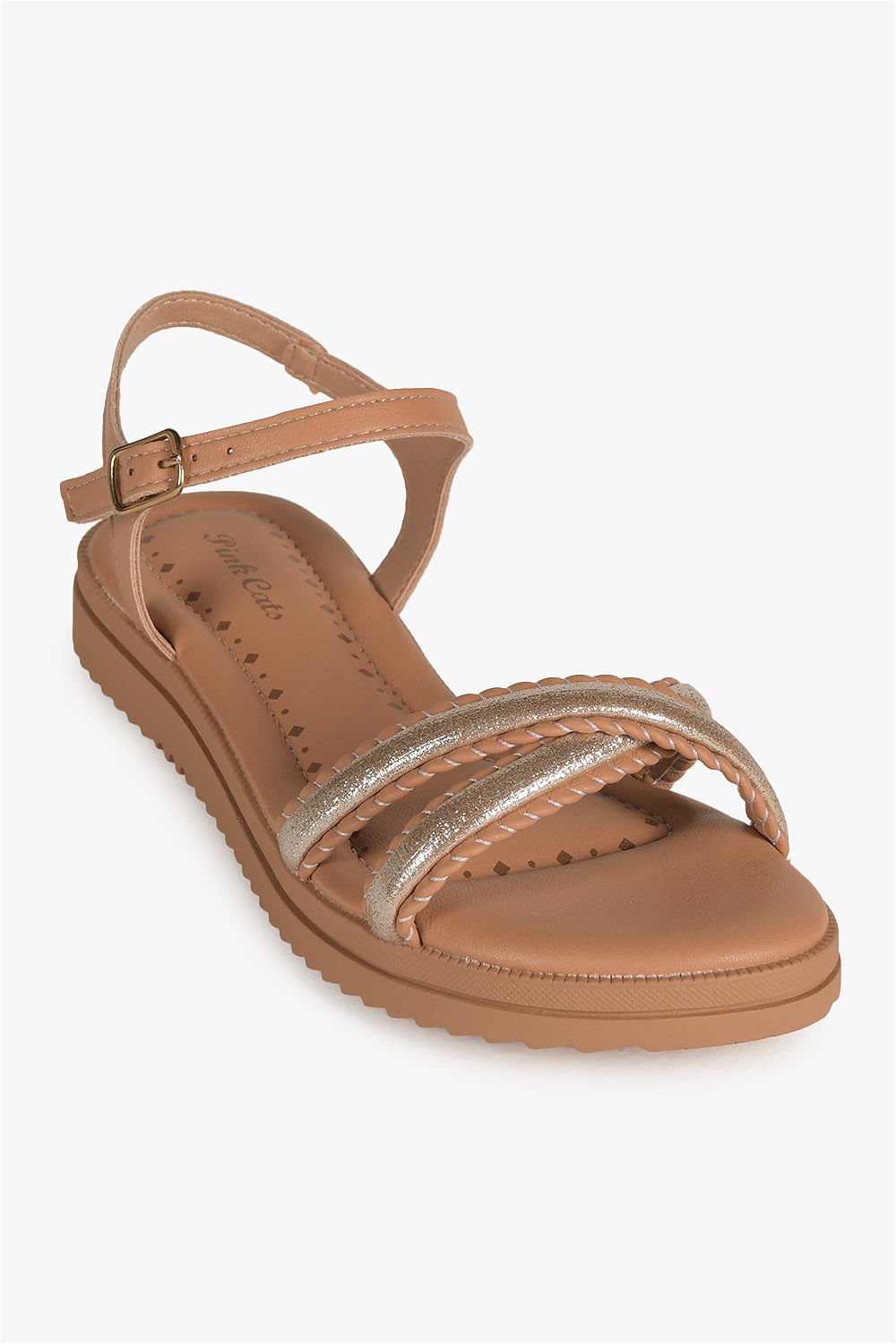 Sandália Infantil Pink Cats Sinie Marrom 4