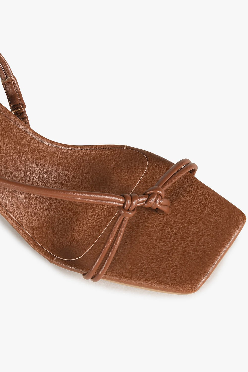 Sandália Feminina Salto Medio Mundial Havena Marrom 2