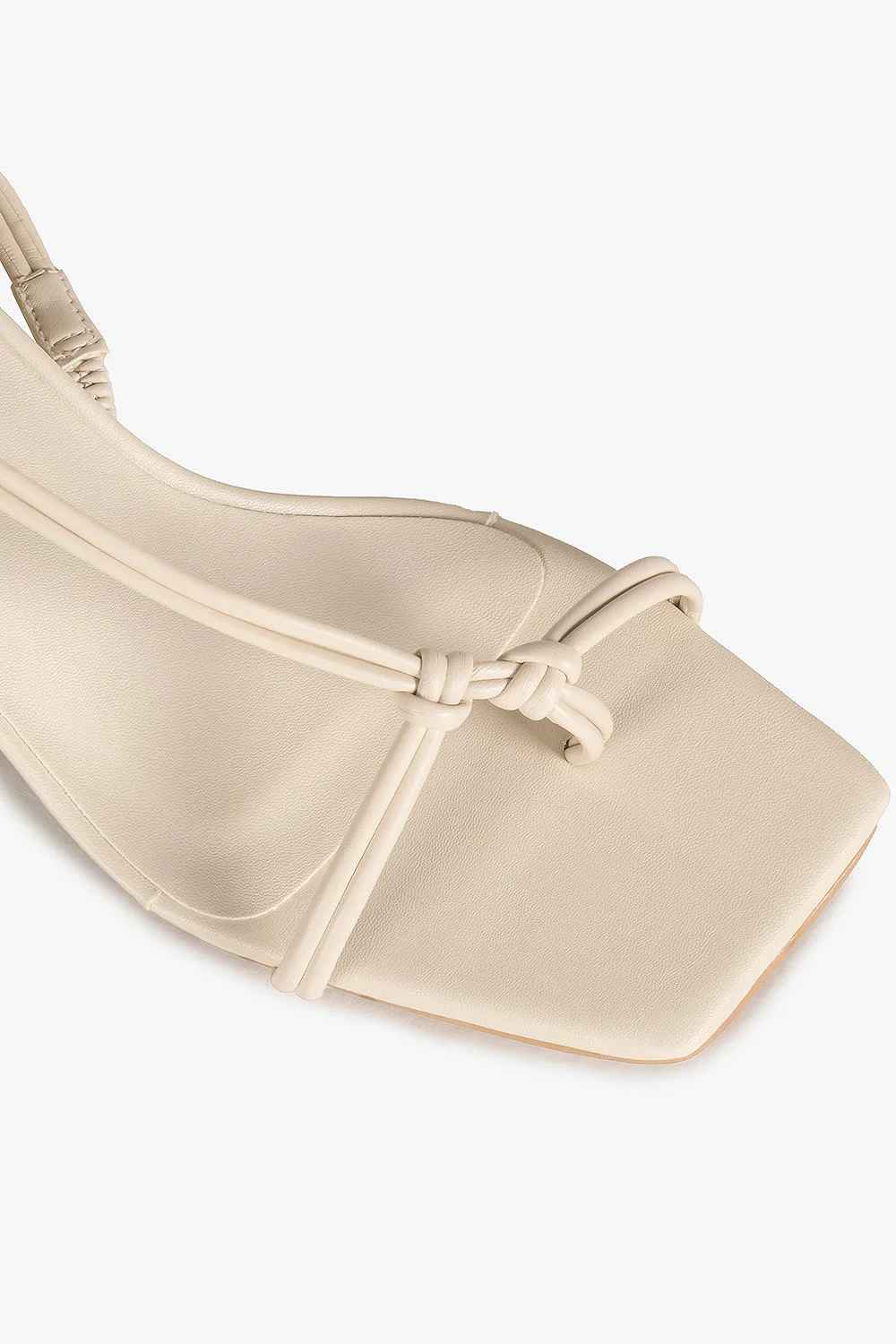 Sandália Feminina Salto Medio Mundial Havena Branco 2