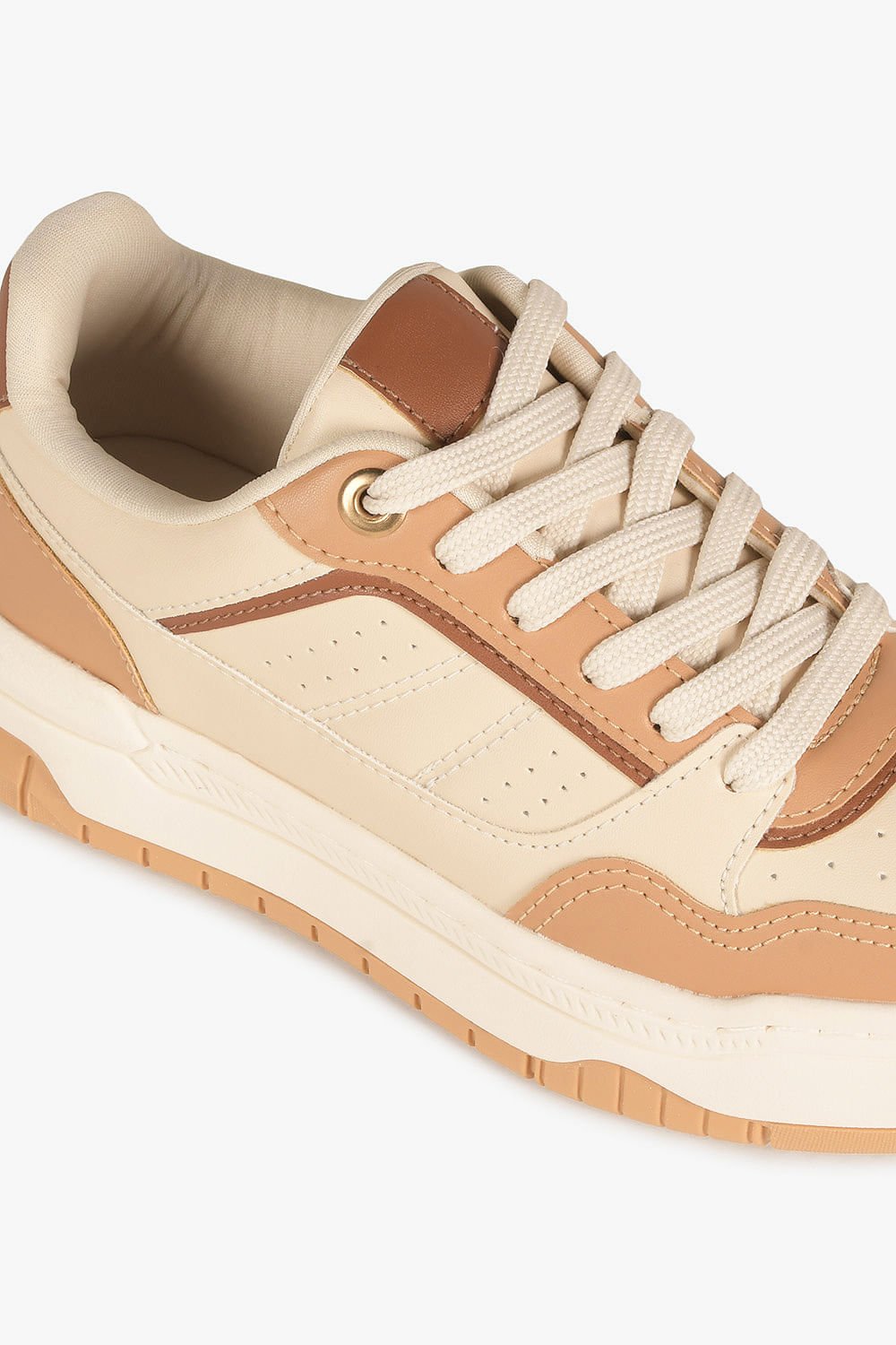 Tênis Feminino Plataforma Mundial Valeska Caramelo 2