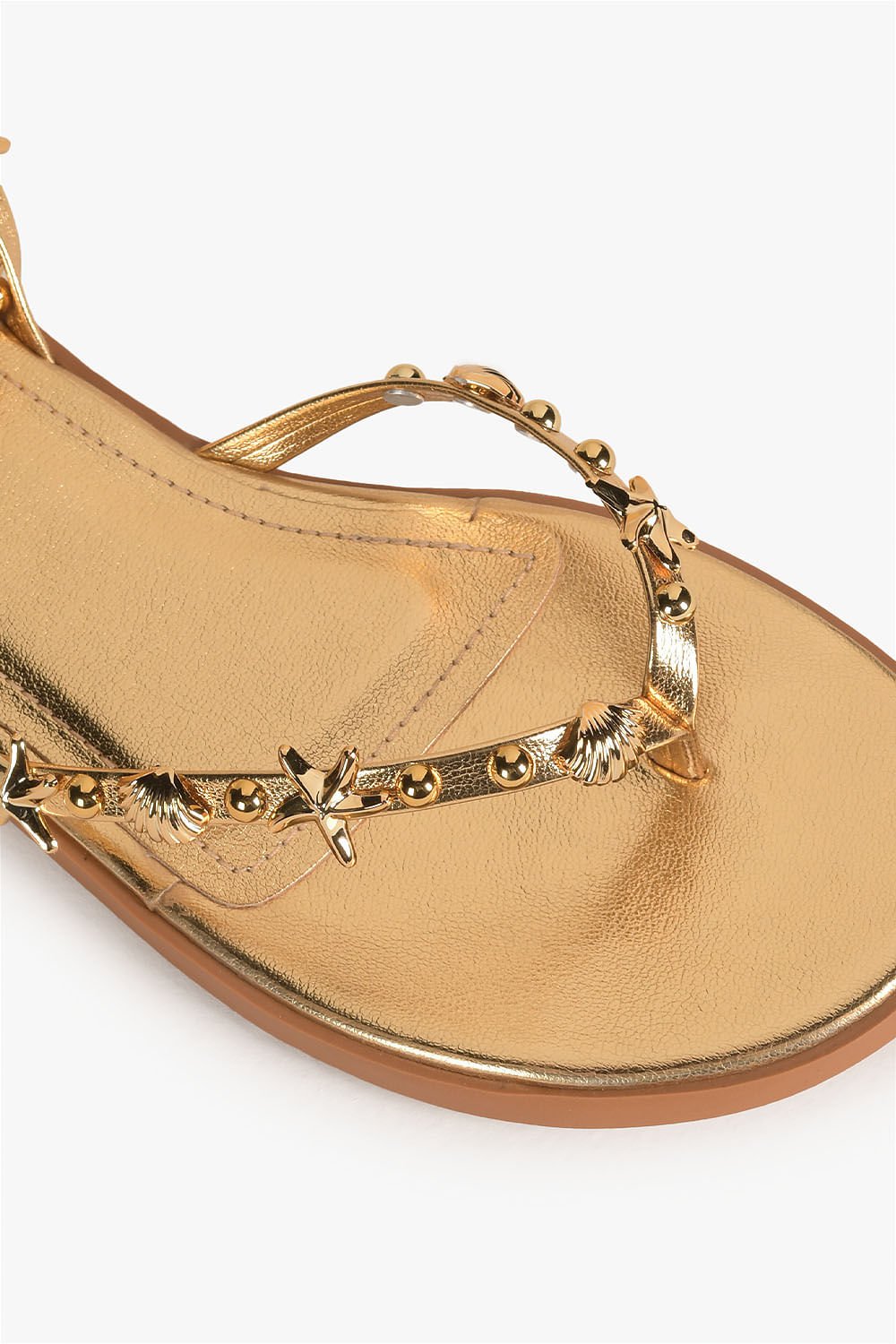 Rasteira Feminina Mundial Terezza Dourado 2