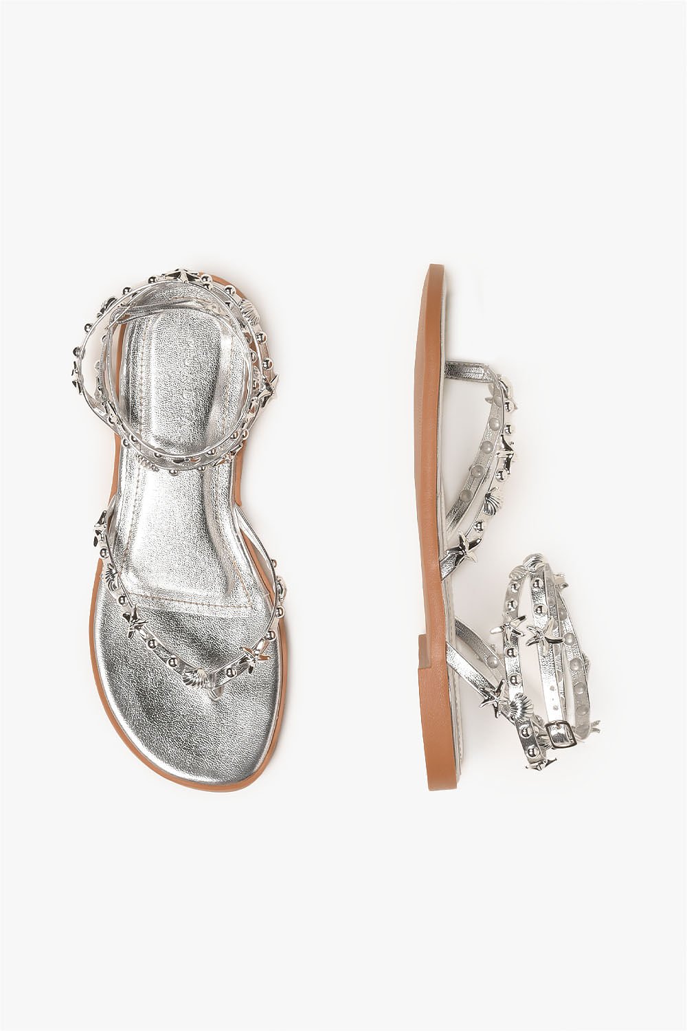 Rasteira Feminina Mundial Terezza Prata 3