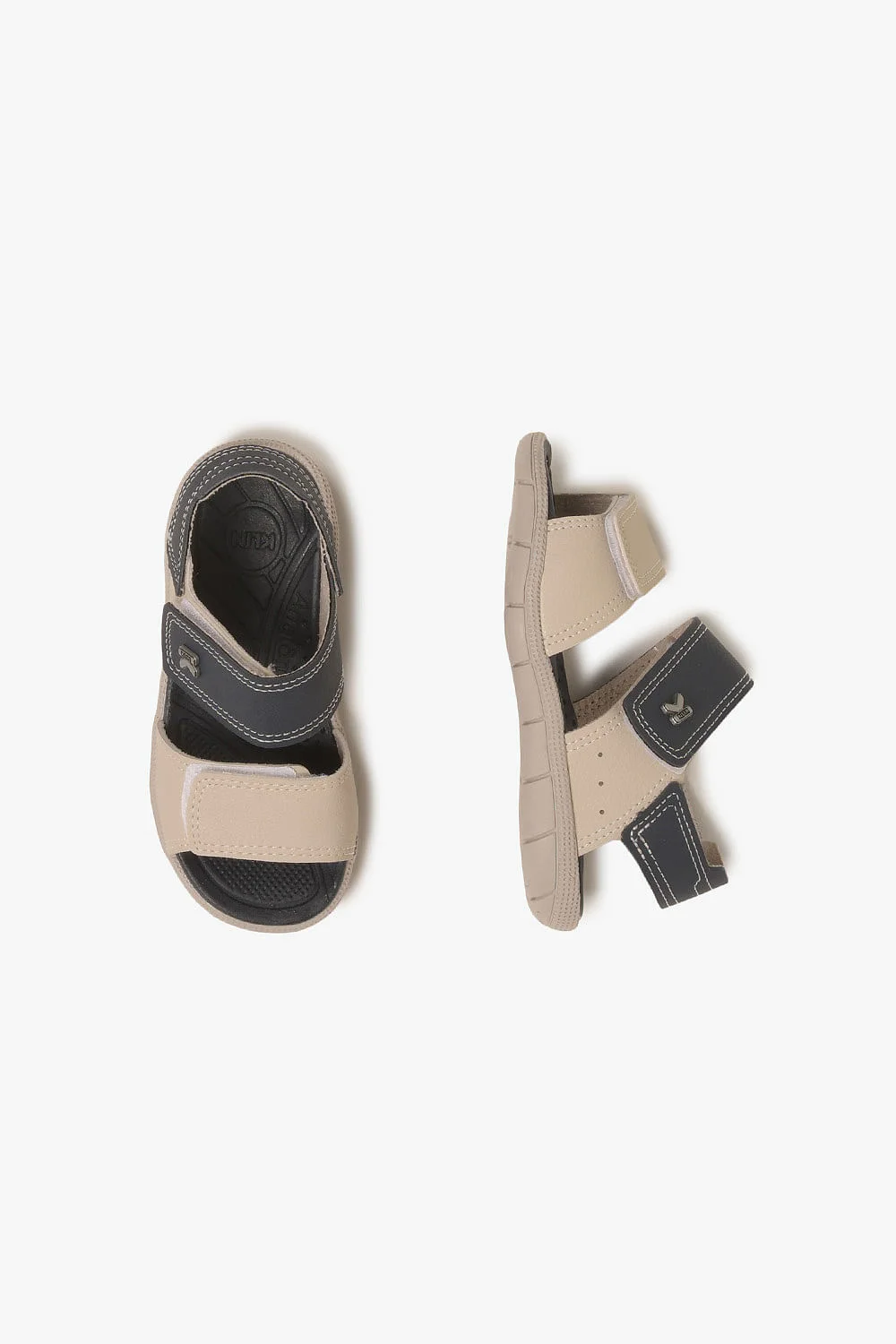 Sandália Baby Infantil Klin Daher Bege/Azul 3