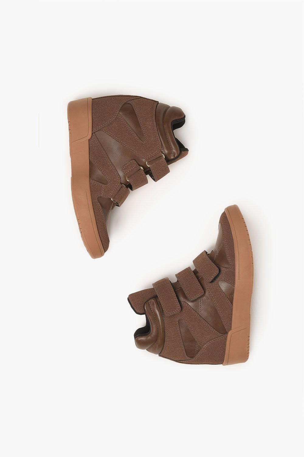 Tênis Feminino Cano Alto Mundial Anahi Café 3