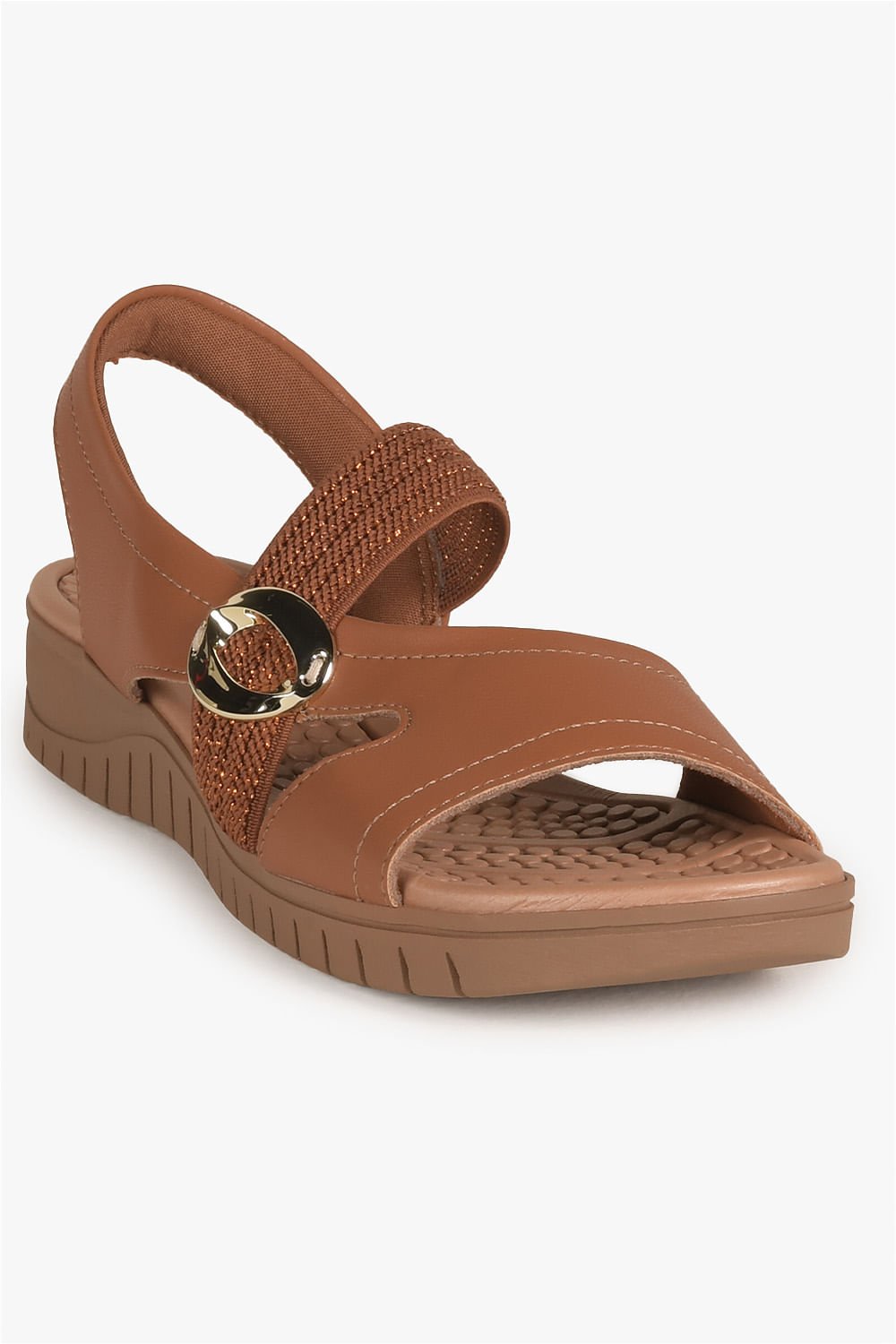 Conforto Feminino Sandalia Campesí Olivia Caramelo 4