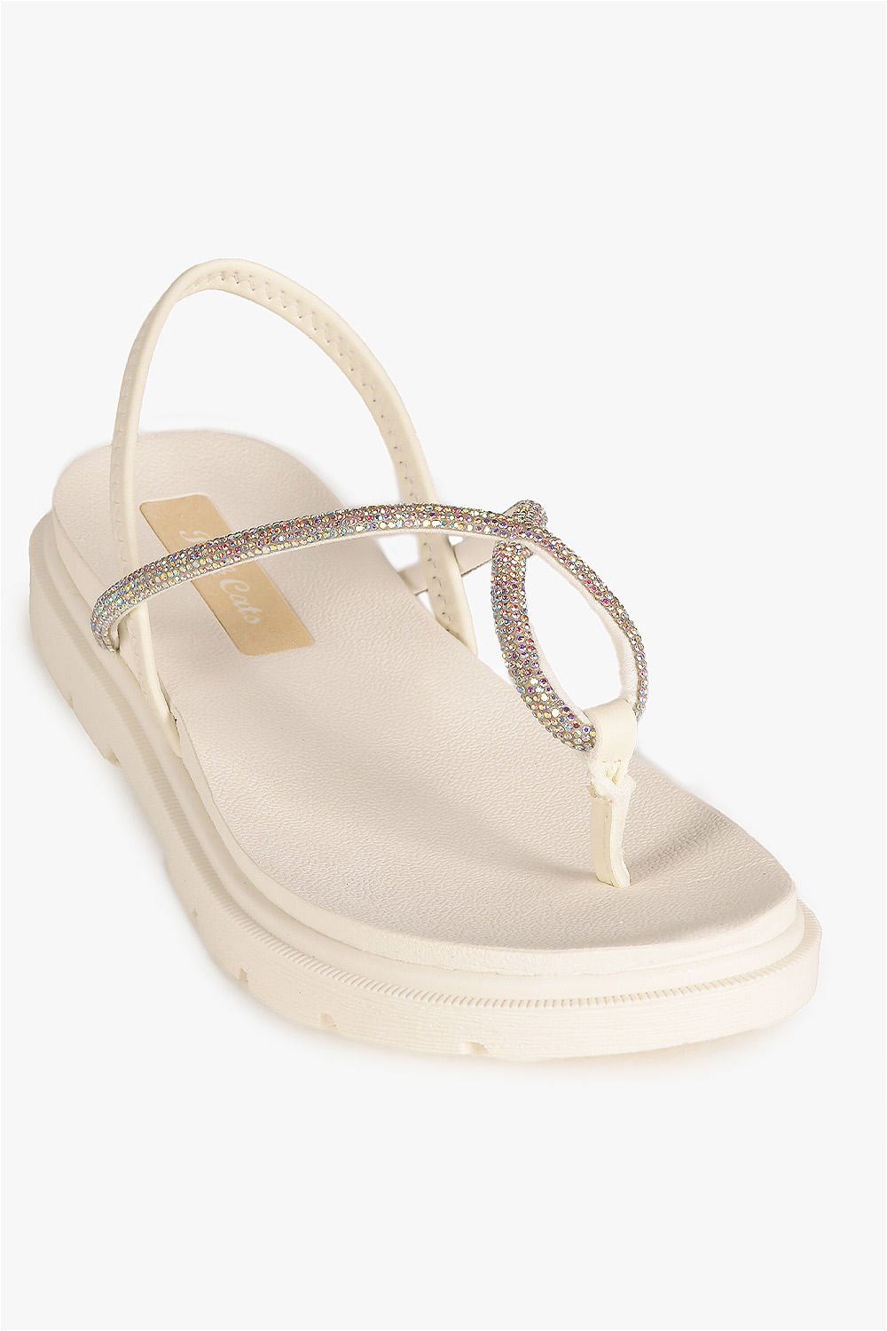 Sandália Infantil Pink Cats Lindi Off White 4