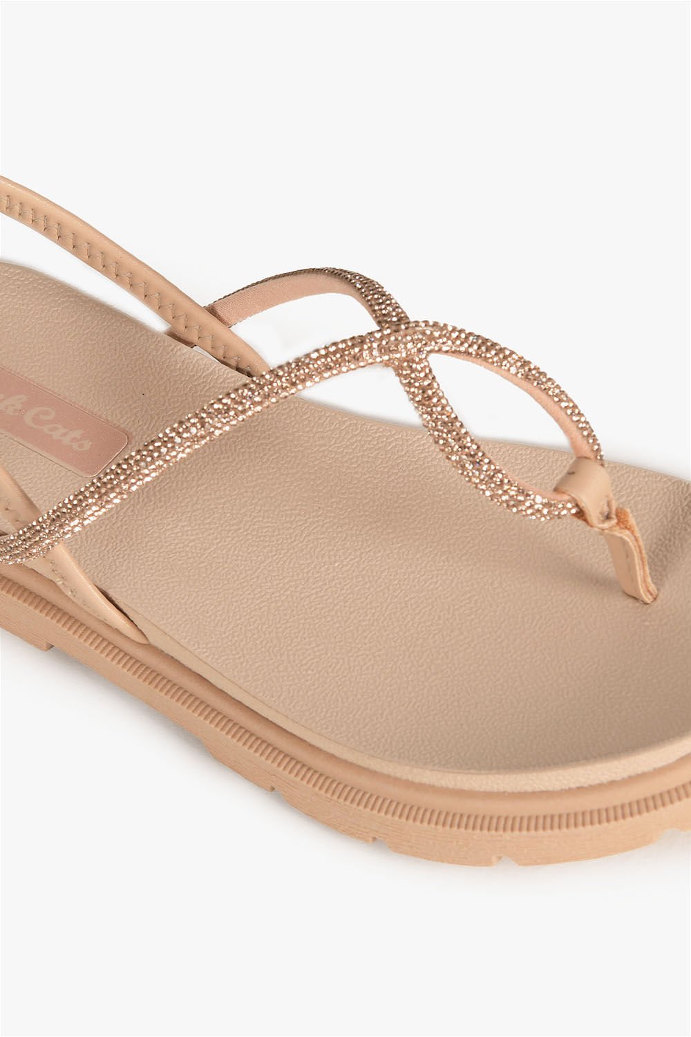 Sandália Infantil Pink Cats Lindi Bege 2