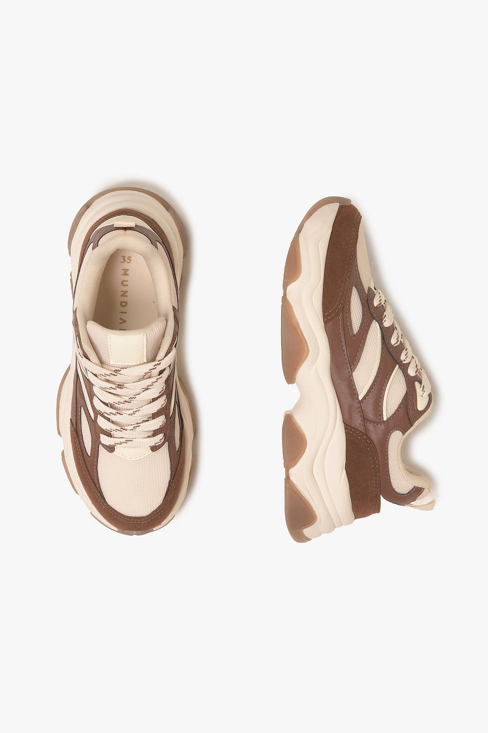 Tênis Feminino Mundial Ylenia Marrom 3