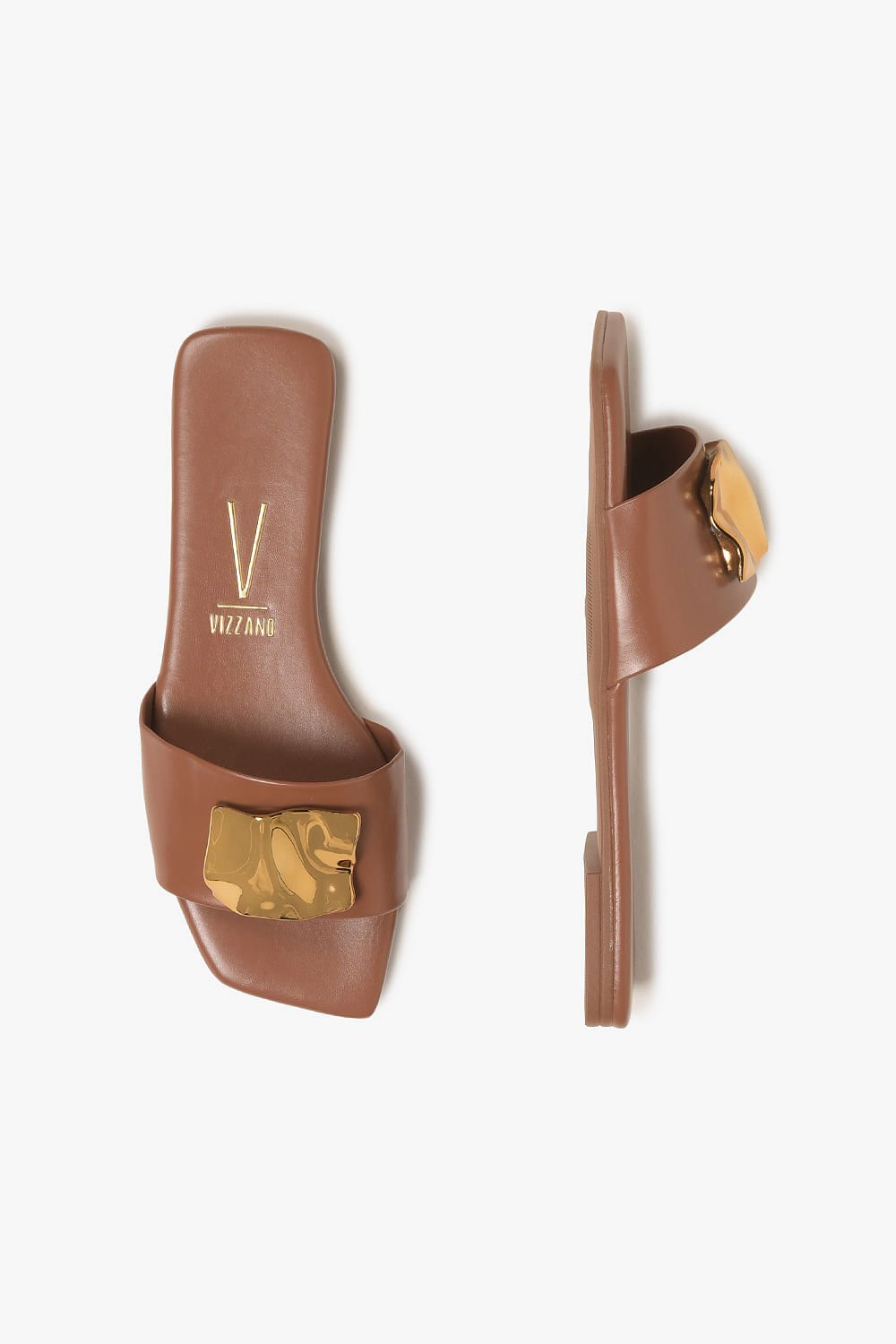 Rasteira Feminina Vizzano Kaitlyn Caramelo 3