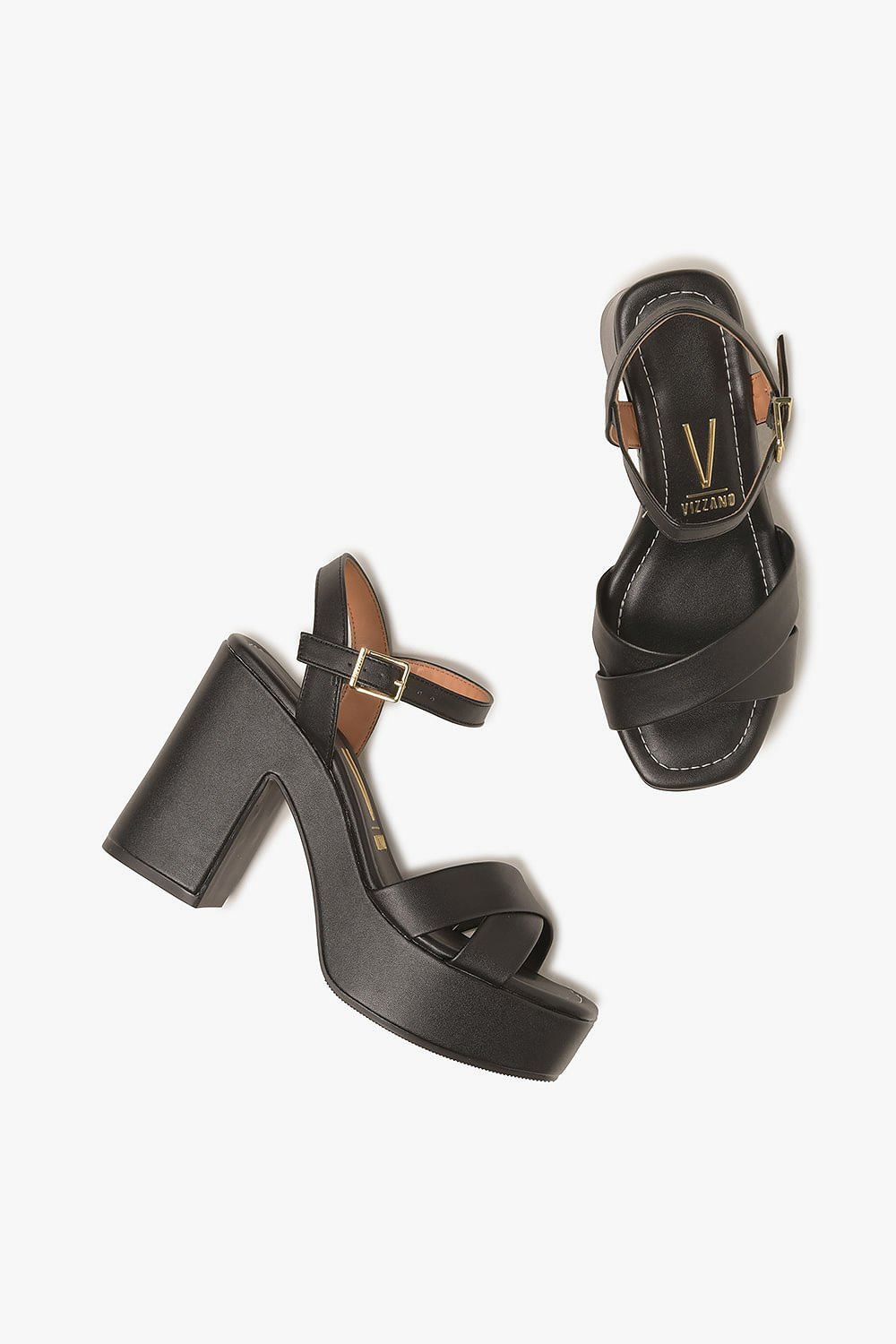 Sandália Feminina Salto Alto Vizzano Zoe Preto 3