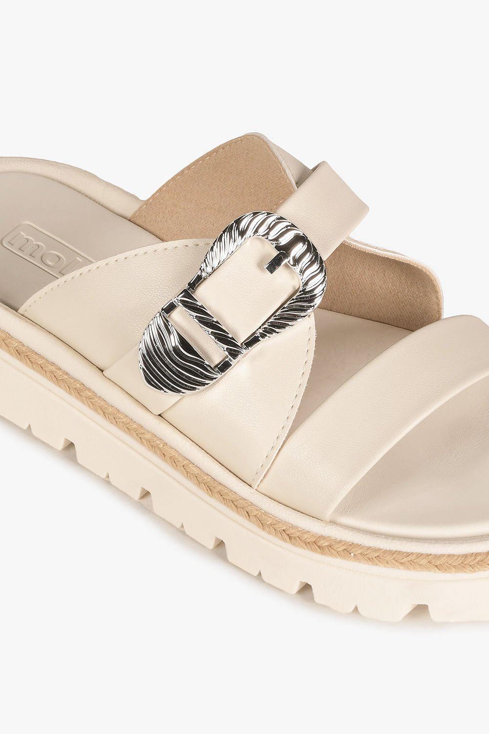 Papete Feminina Moleca Tatiane Off White 2