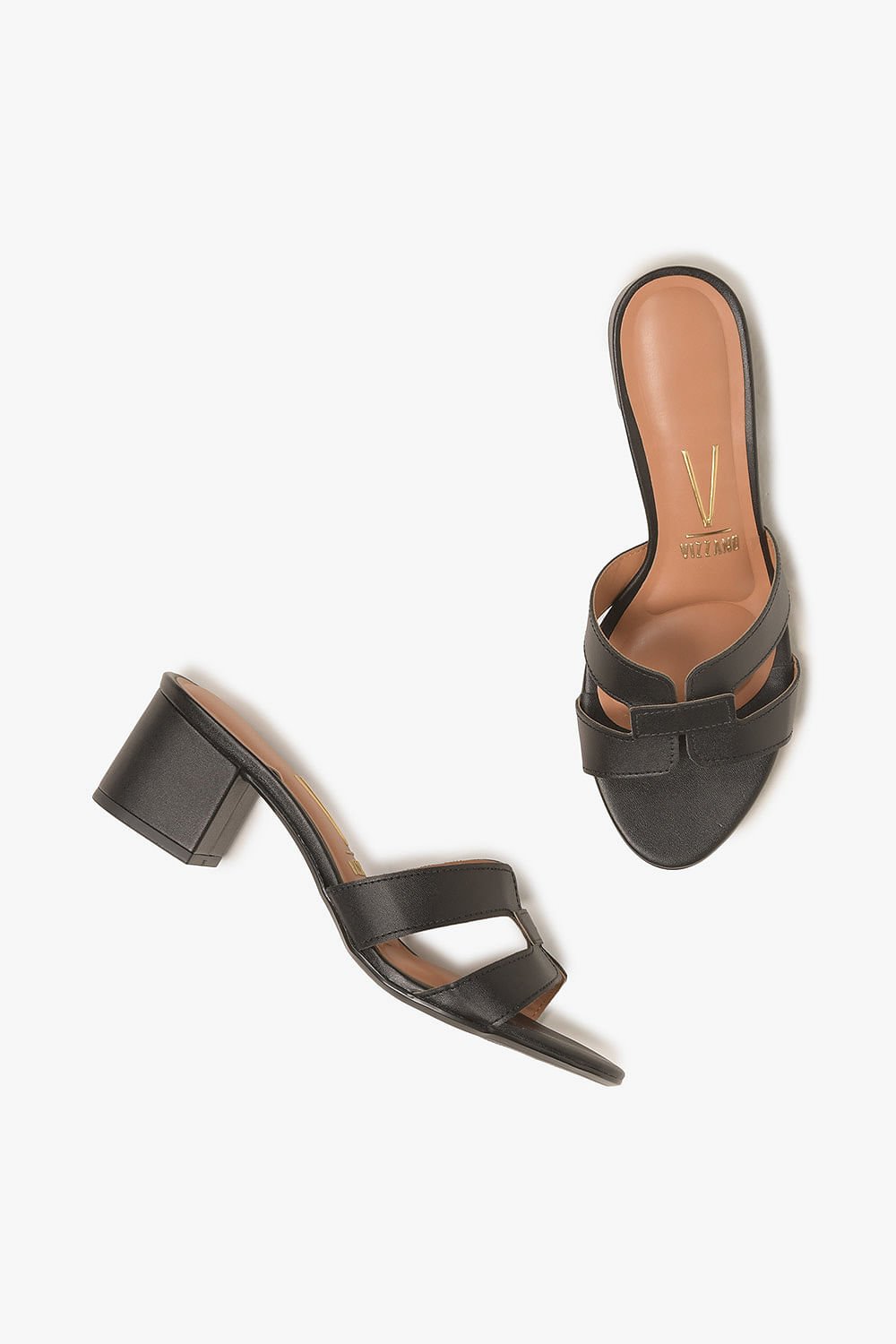 Sandália Feminina Salto Médio Vizzano Camille Preto 3