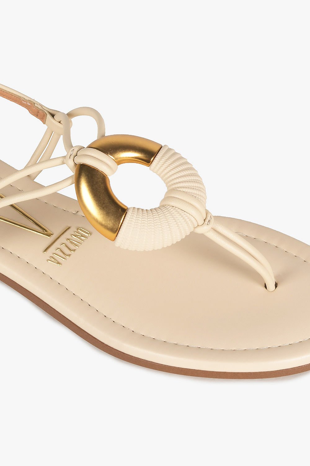 Rasteira Feminina Vizzano Elisabetta Off White 2