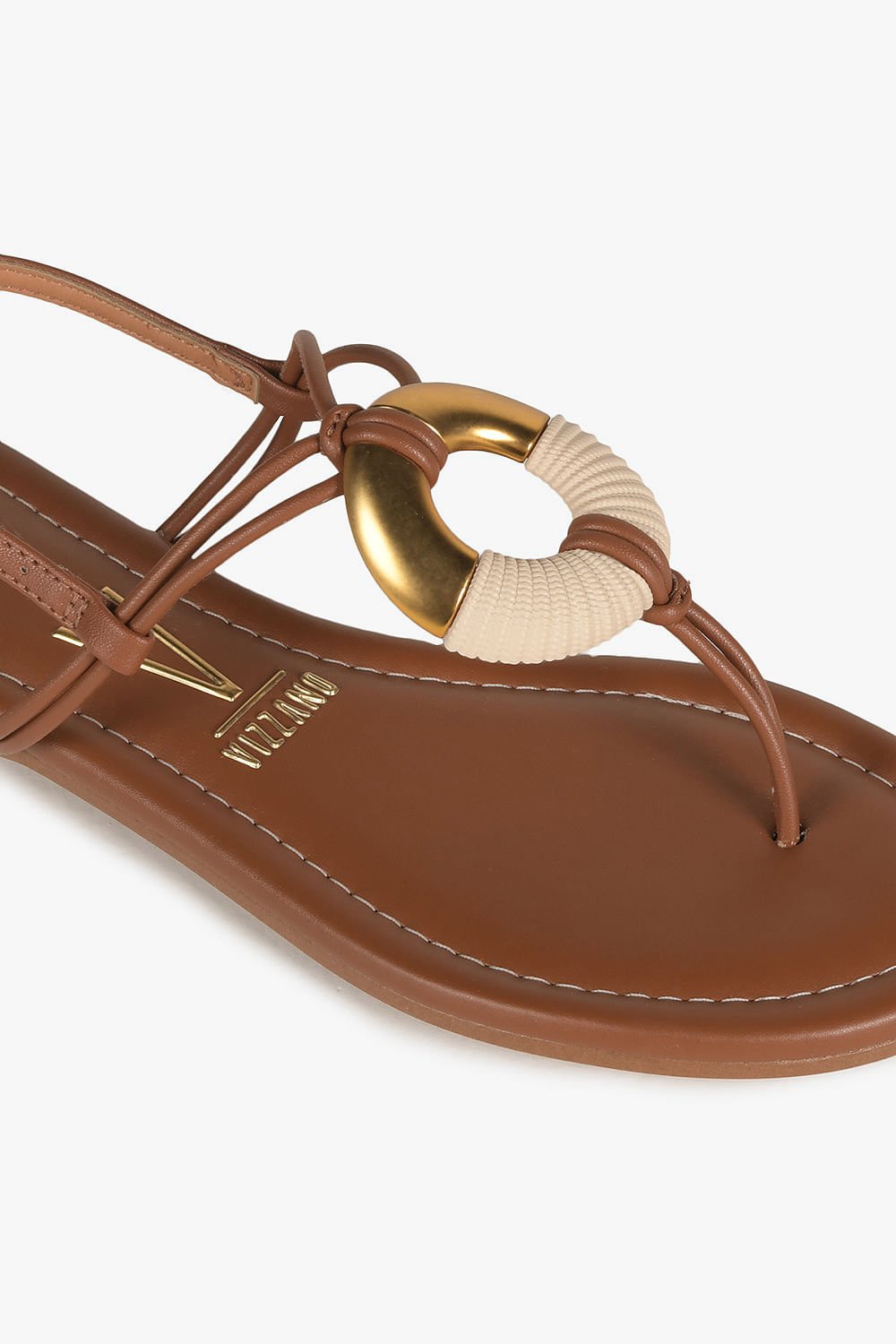 Rasteira Feminina Vizzano Elisabetta Caramelo 2