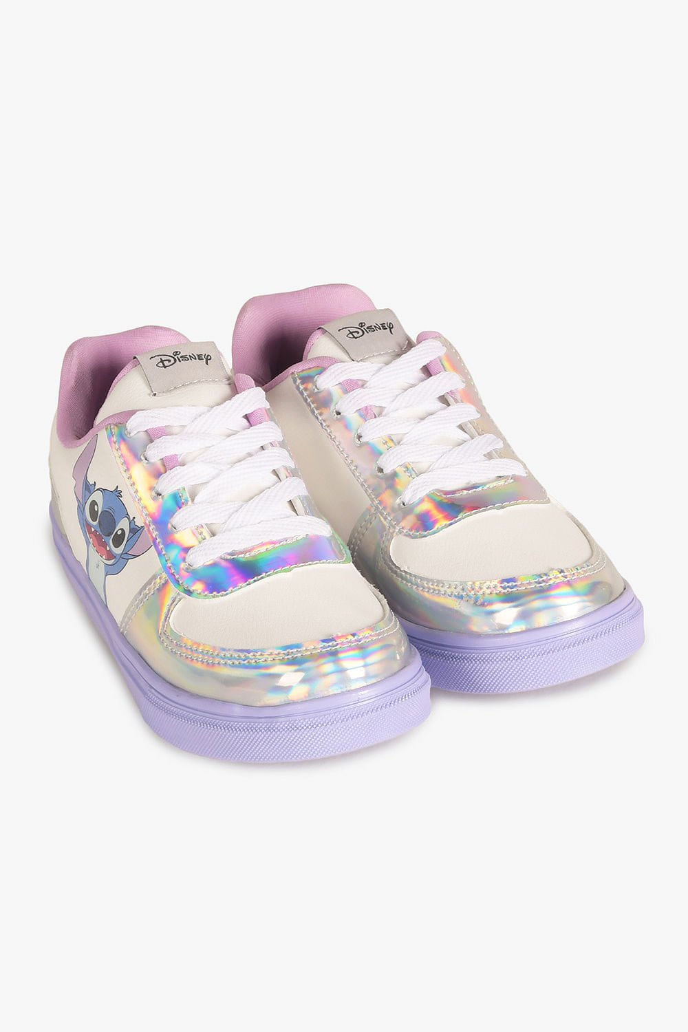 Tênis Infantil Danguinho Lillo Stitch Branco/Roxo 4