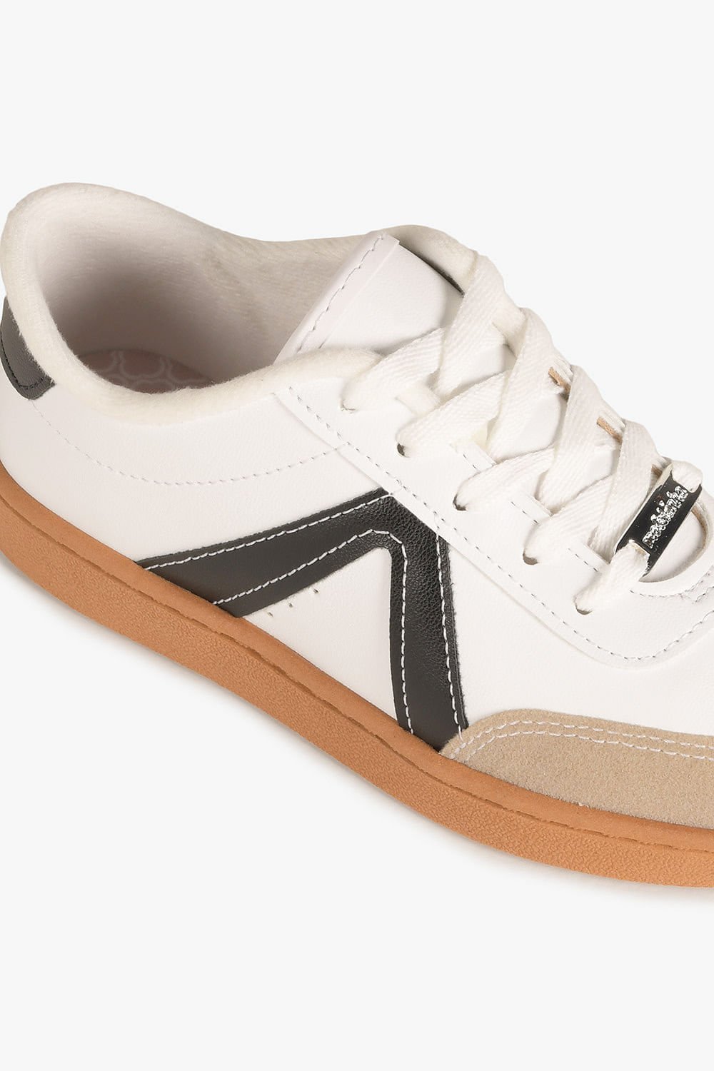 Tênis Casual Infantil Molekinha Flor Branco/Preto/Cinza 2