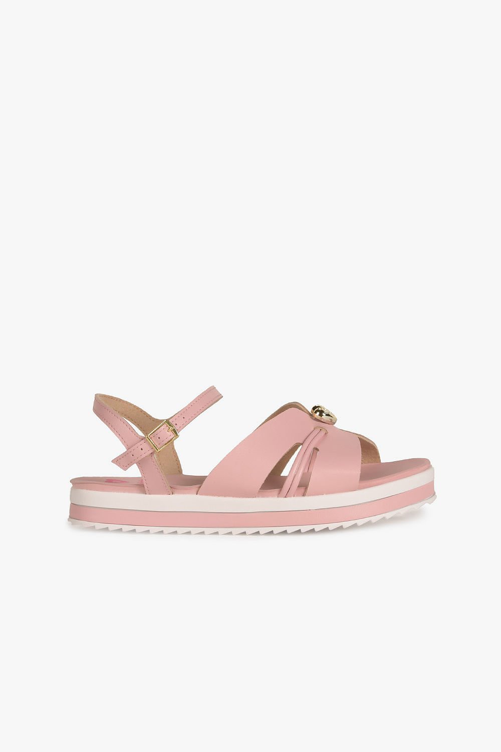 Sandália Infantil Flatform Molekinha Fatima Rosa 1