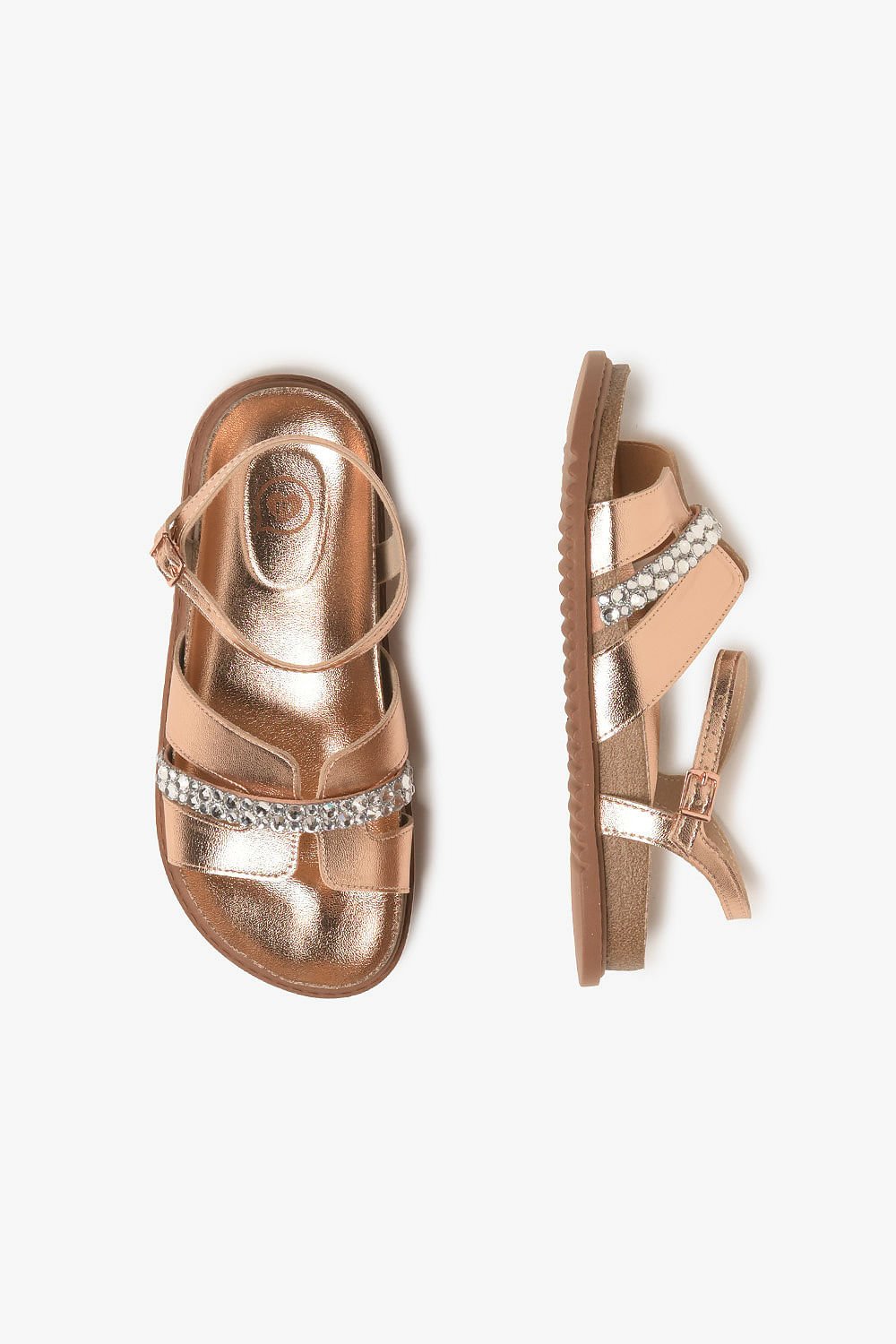 Sandália Infantil Molekinha Kiria Dourado 3