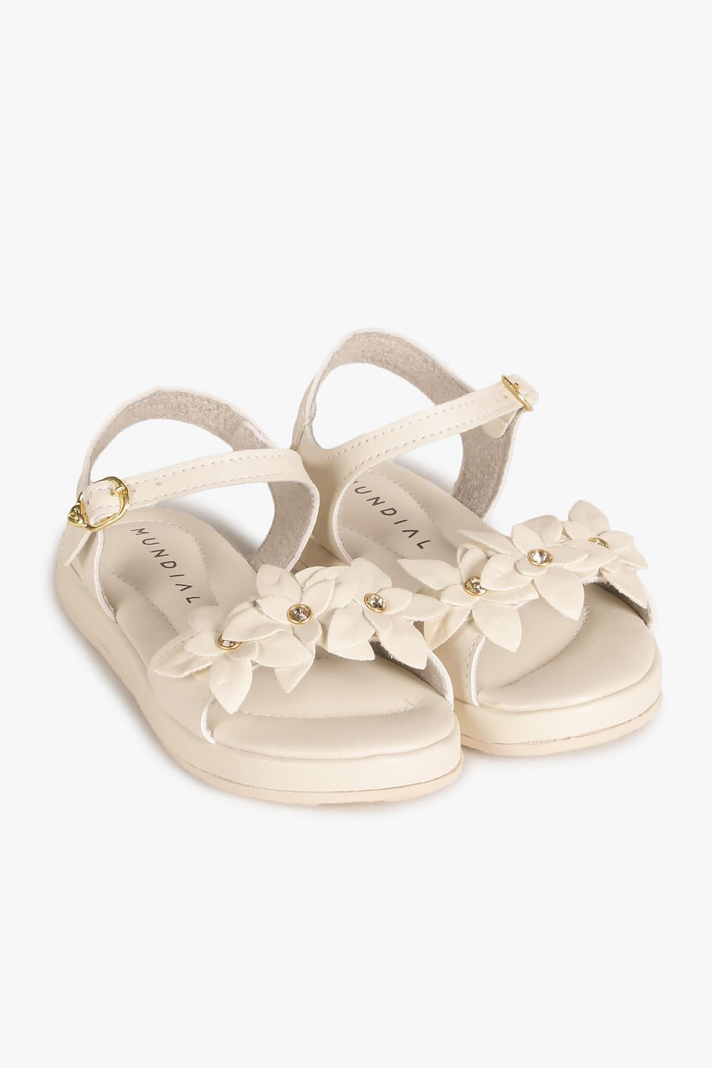 Sandália Infantil Pé Com Pé Lidia Off White 2