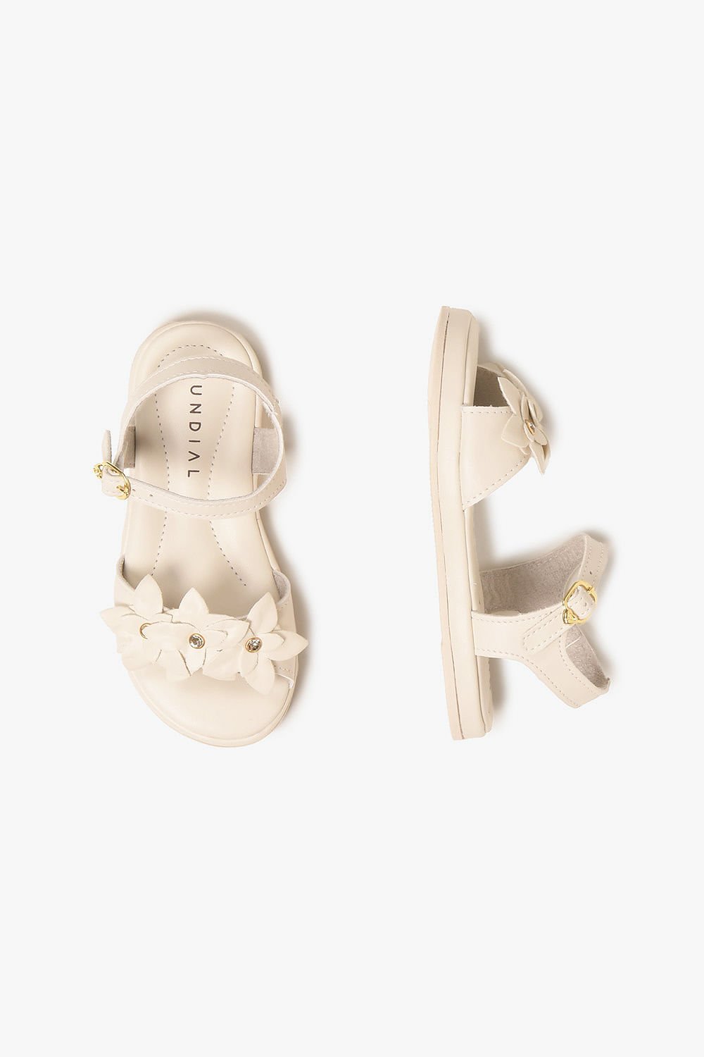 Sandália Infantil Pé Com Pé Lidia Off White 3