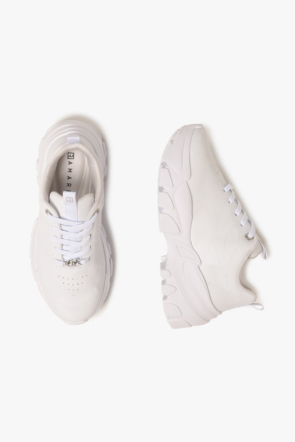 Tênis Feminino Plataforma Ramarim Mirele Branco 3