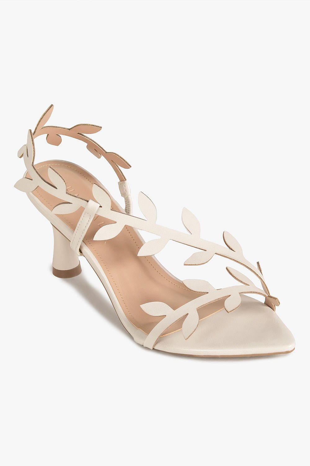 Sandália Feminina Salto Alto Mundial Elenya Off White 4