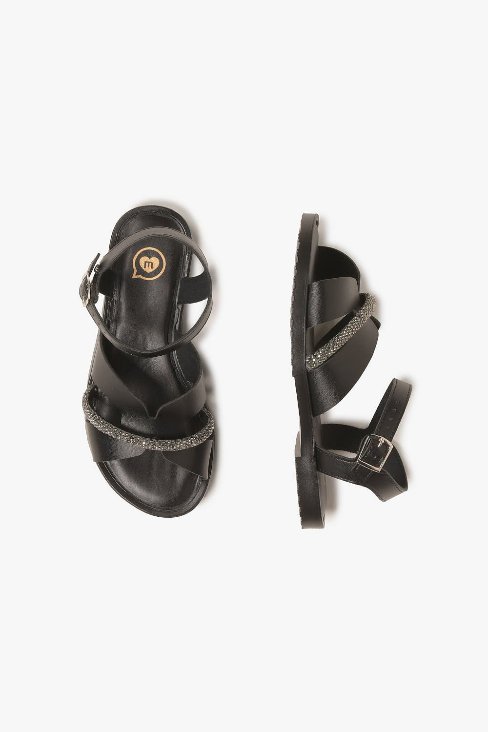 Sandália Infantil Molekinha Aliria Preto 3