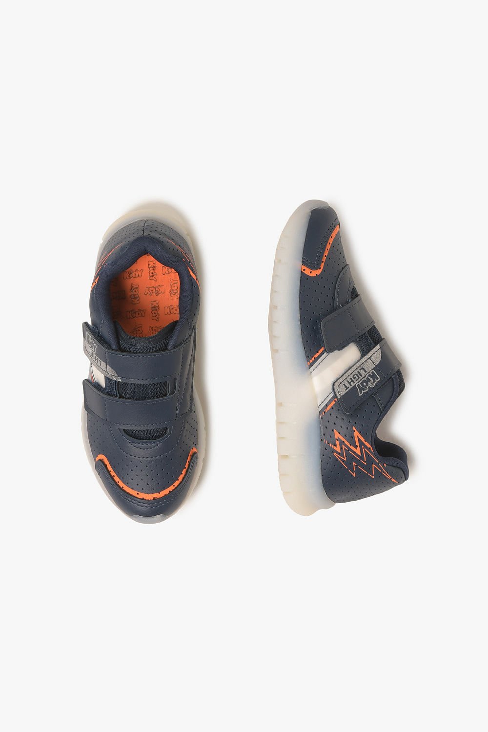 Tênis Infantil Kidy Led Cris Azul 3