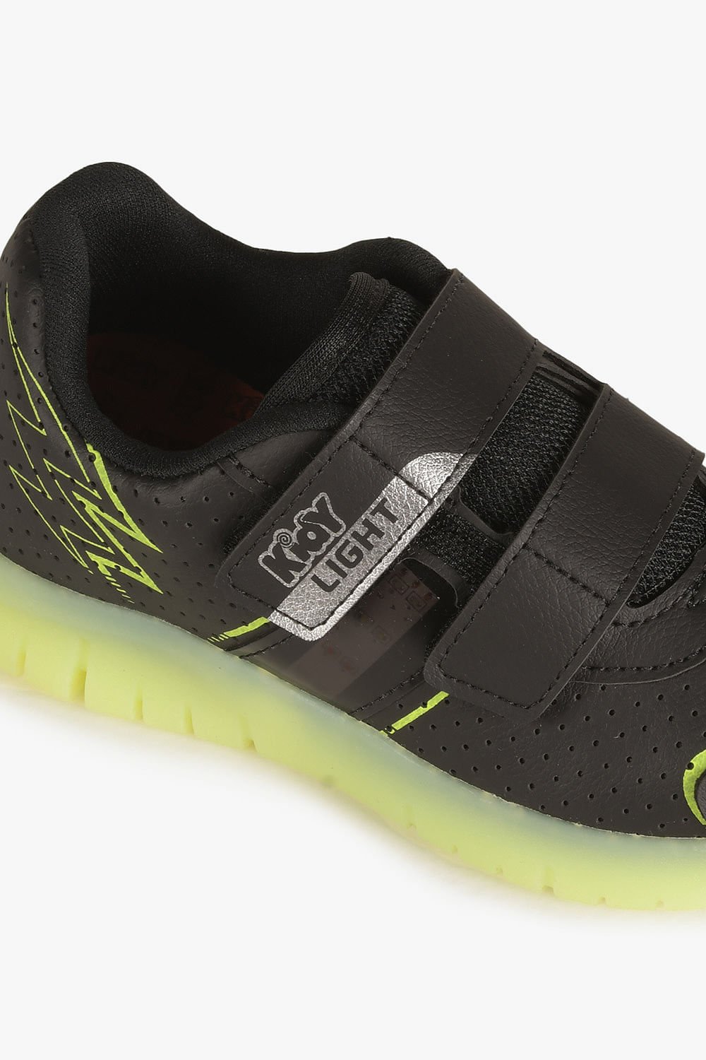 Tênis Infantil Kidy Led Cris Preto 2