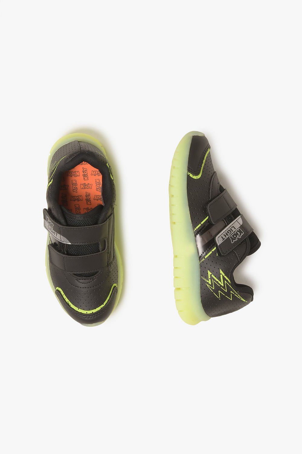 Tênis Infantil Kidy Led Cris Preto 3