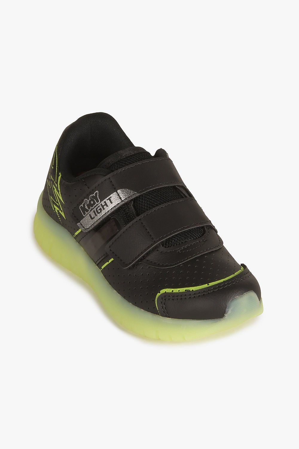 Tênis Infantil Kidy Led Cris Preto 4