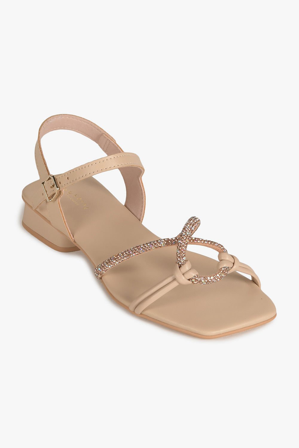 Sandália Infantil Salto Baixo Mundial Dan Bege 4