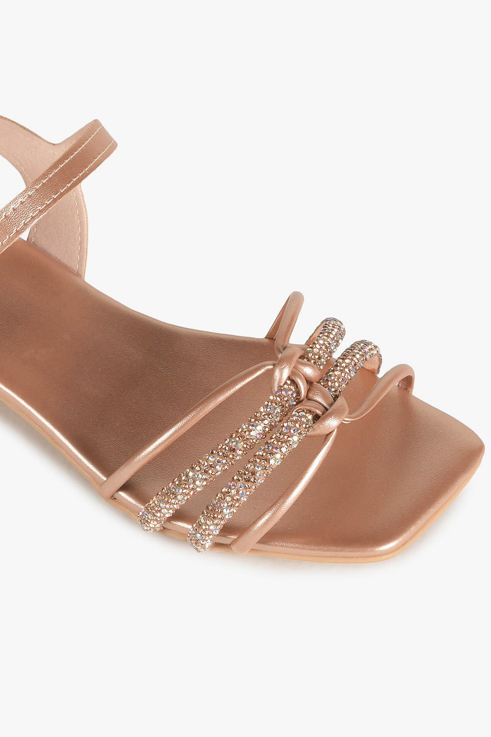 Sandália Infantil Salto Baixo Mundial Valentina Bronze 2