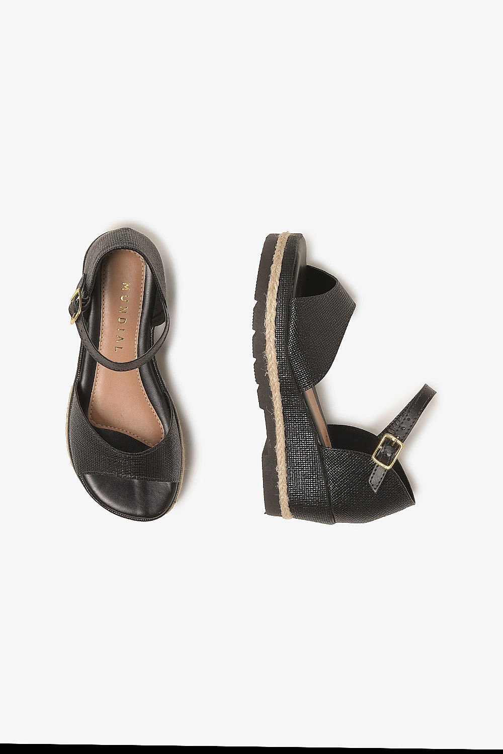 Sandália Infantil Anabela Menina Fashion Lyne Preto 3