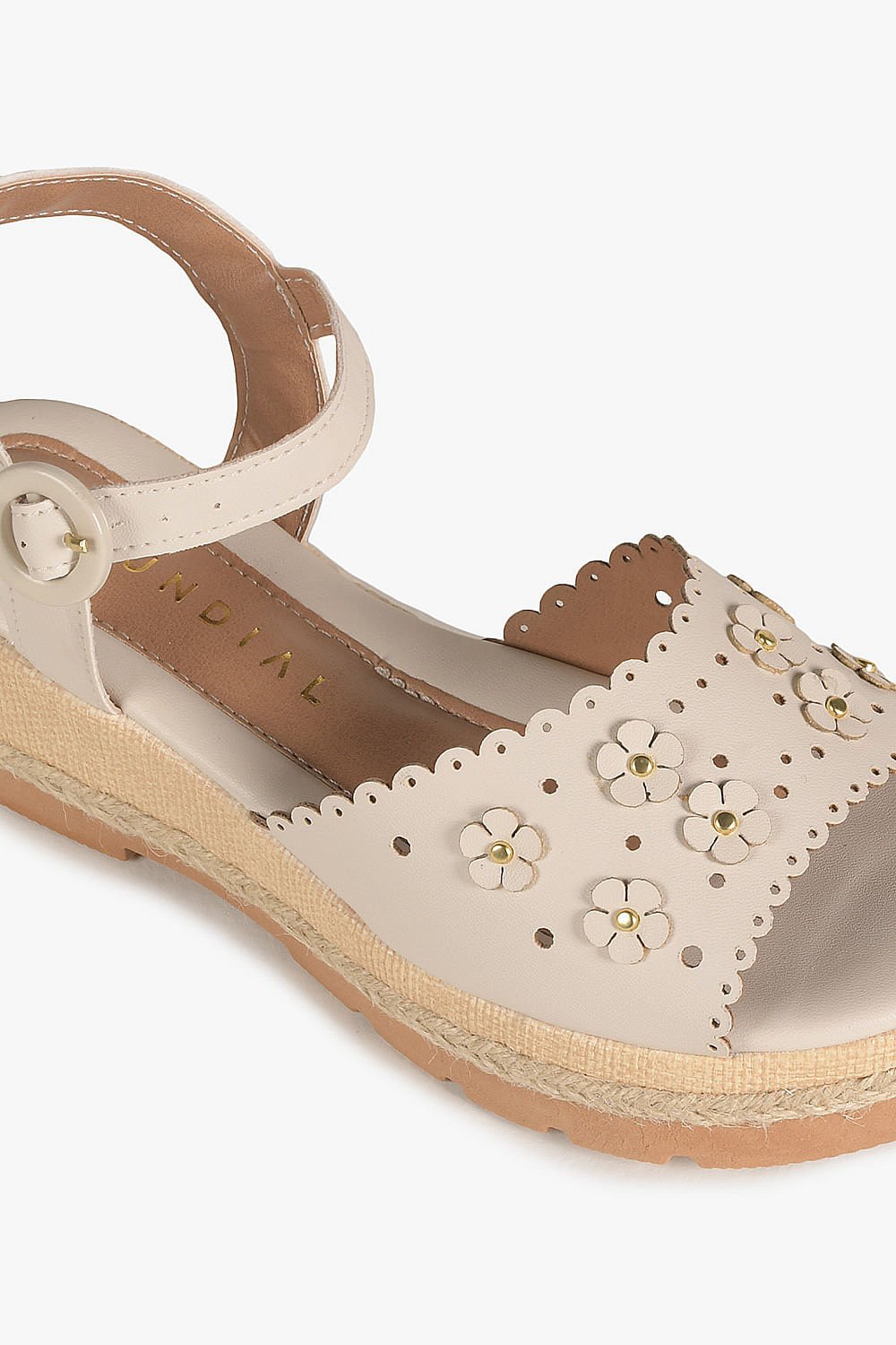 Sandália Infantil Anabela Menina Fashion Bia Off White 2