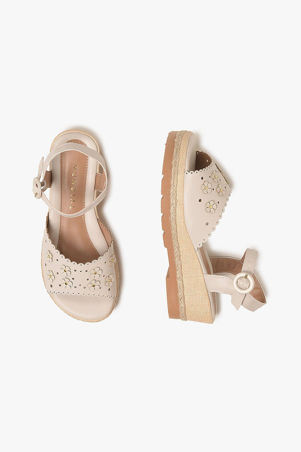 Sandália Infantil Anabela Menina Fashion Bia Off White 3