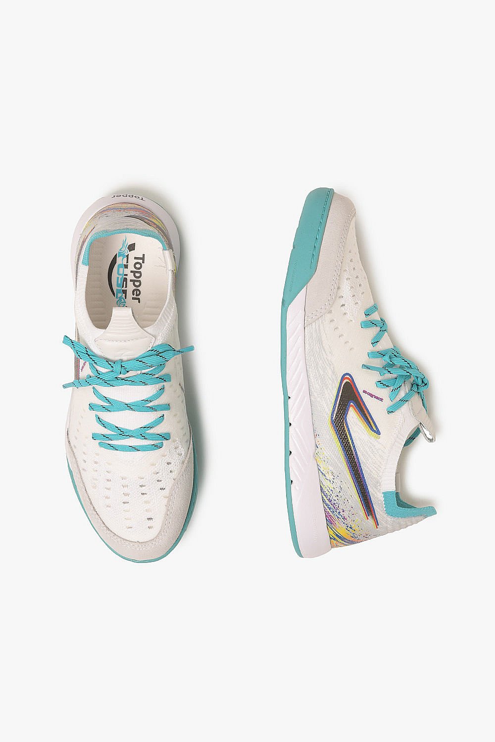 Chuteira Futsal Topper Fuse II Branco 3