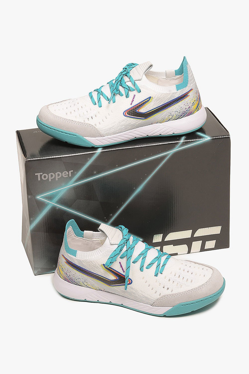 Chuteira Futsal Topper Fuse II Branco 5