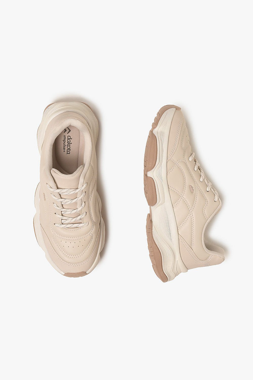 Tênis Feminino Plataforma Dakota Amelina Off White 3