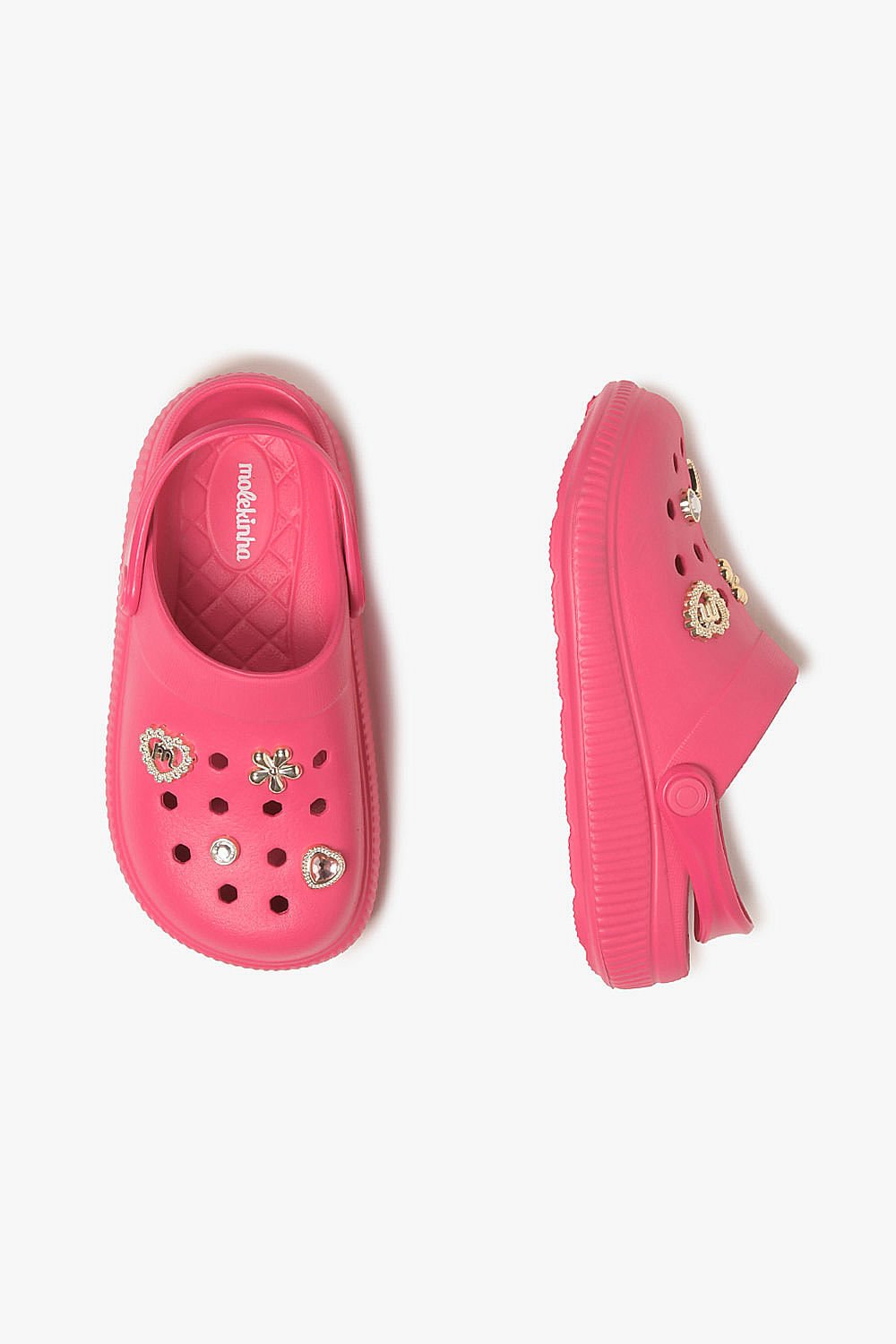 Clog Infantil Molekinha Clarie Rosa 3