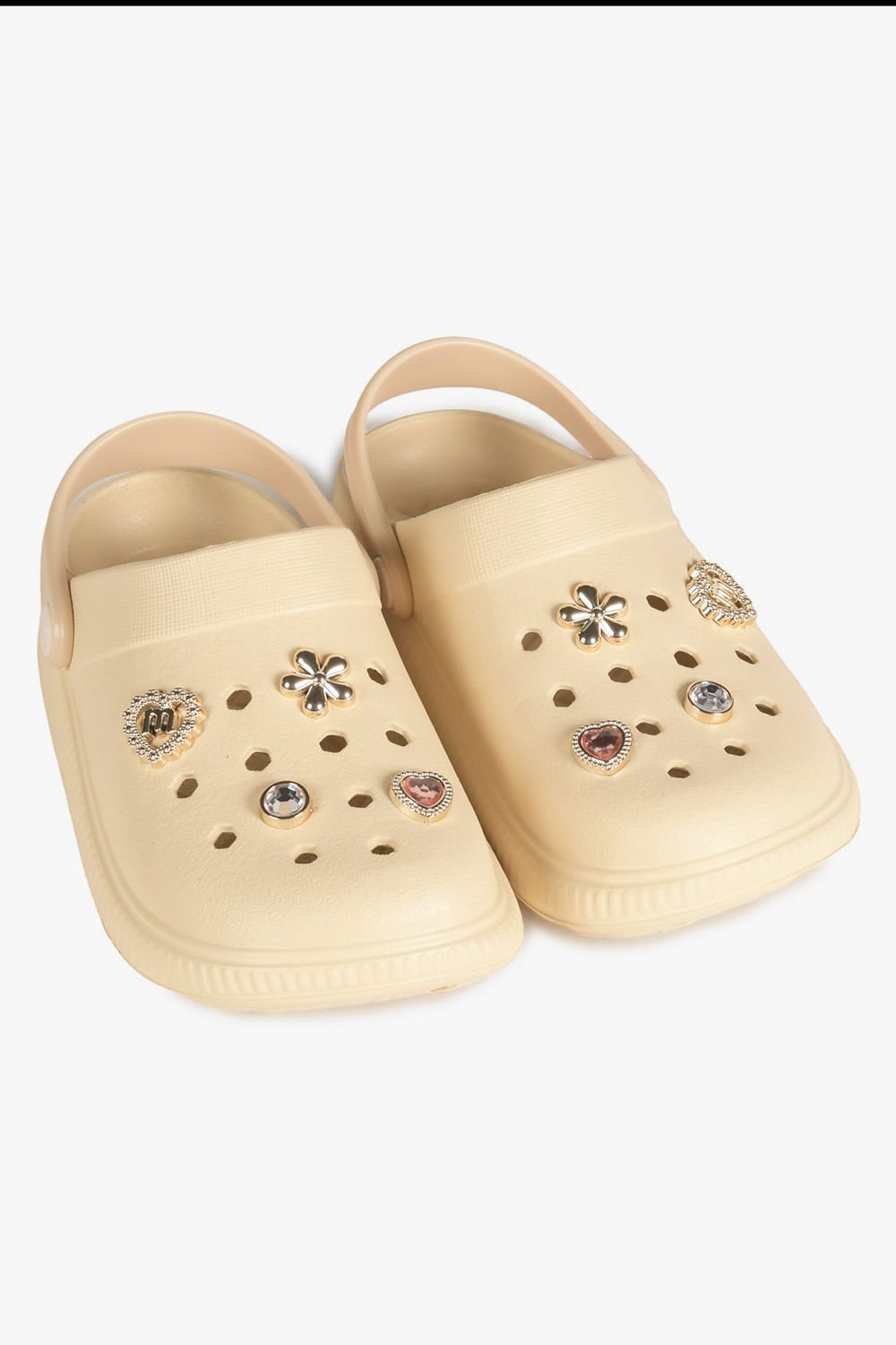 Clog Infantil Molekinha Clarie Bege 4