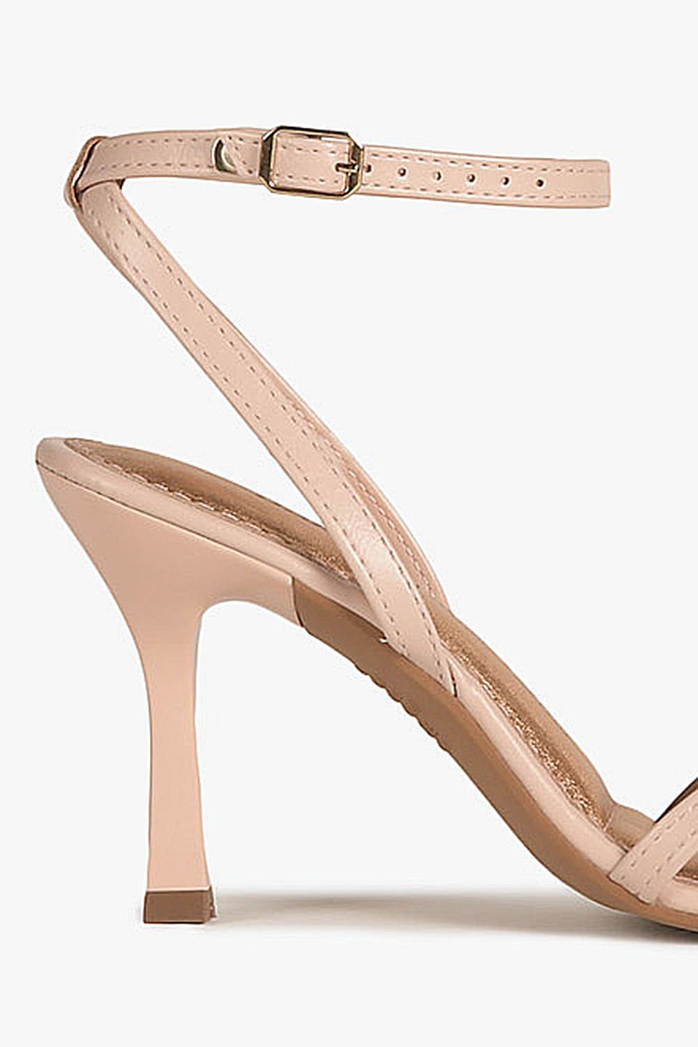 Sandália Feminina Salto Alto Dakota Dandara Bege 4