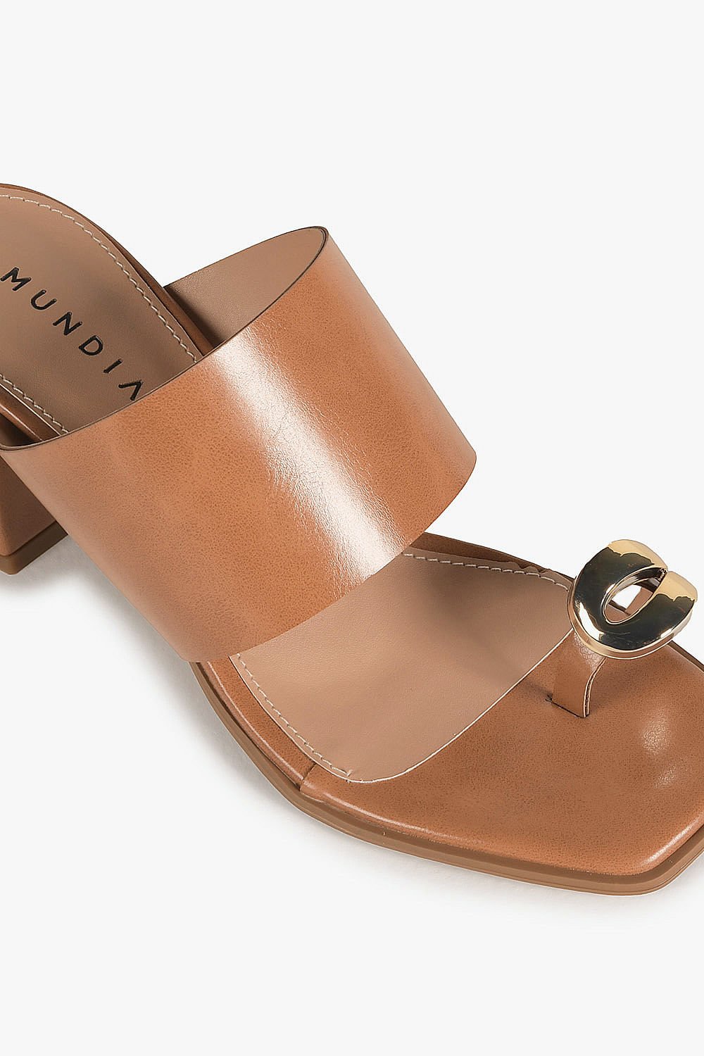 Tamanco Feminino Salto Médio Mundial Amanda Caramelo 2