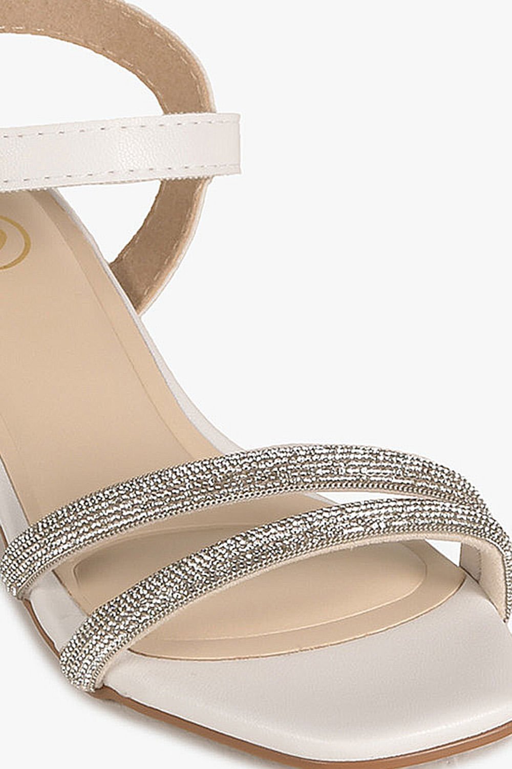 Sandália Infantil Salto Baixo Molekinha Nina Branco 2