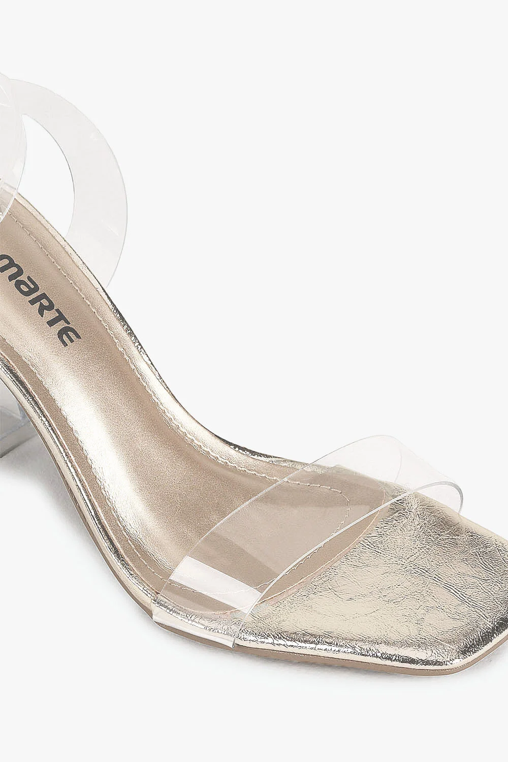 Sandália Feminina Salto Alto Via Marte Maressa Prata 2