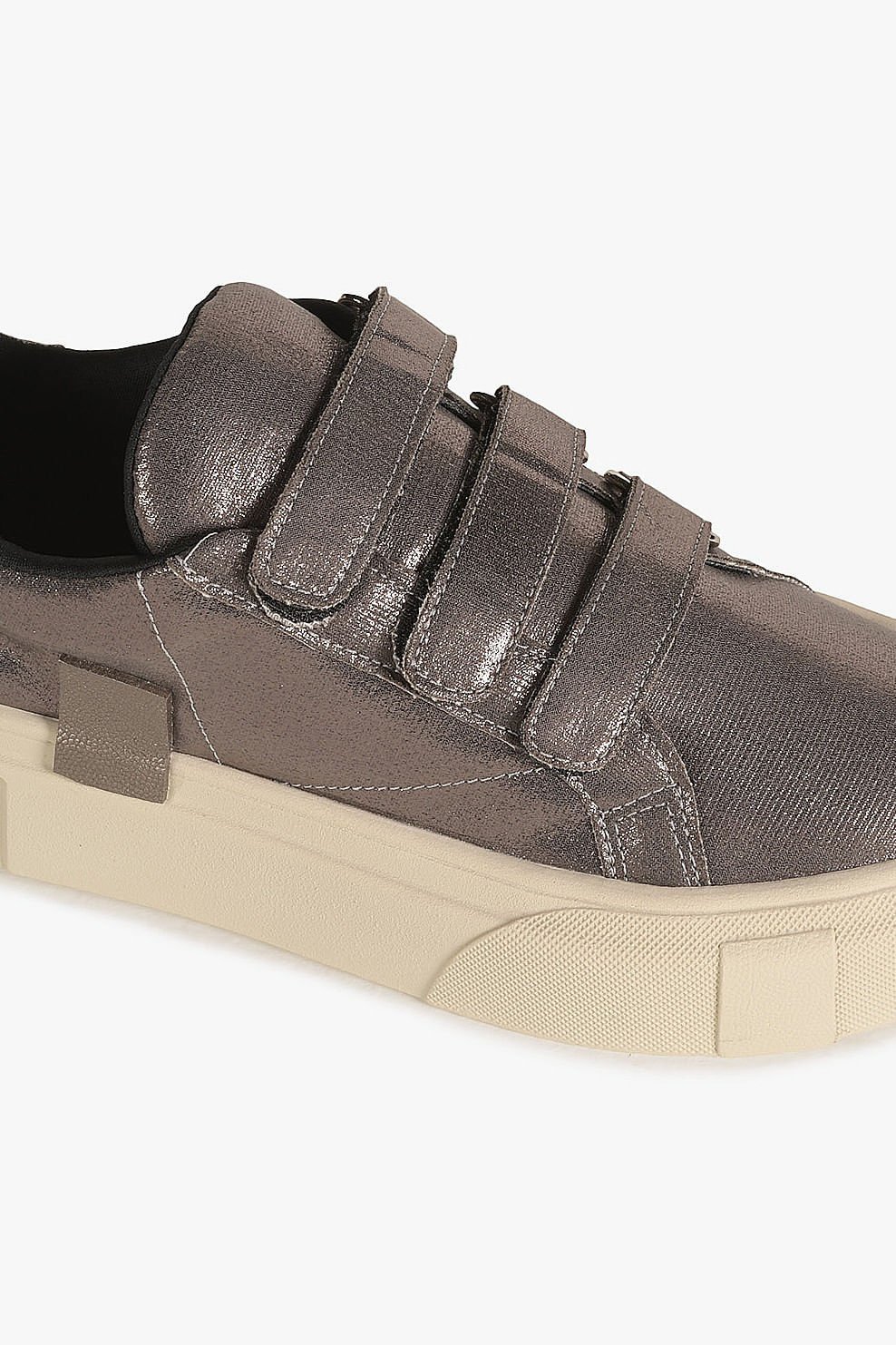 Tênis Feminino Plataforma Mundial Melize Prata Velho 2